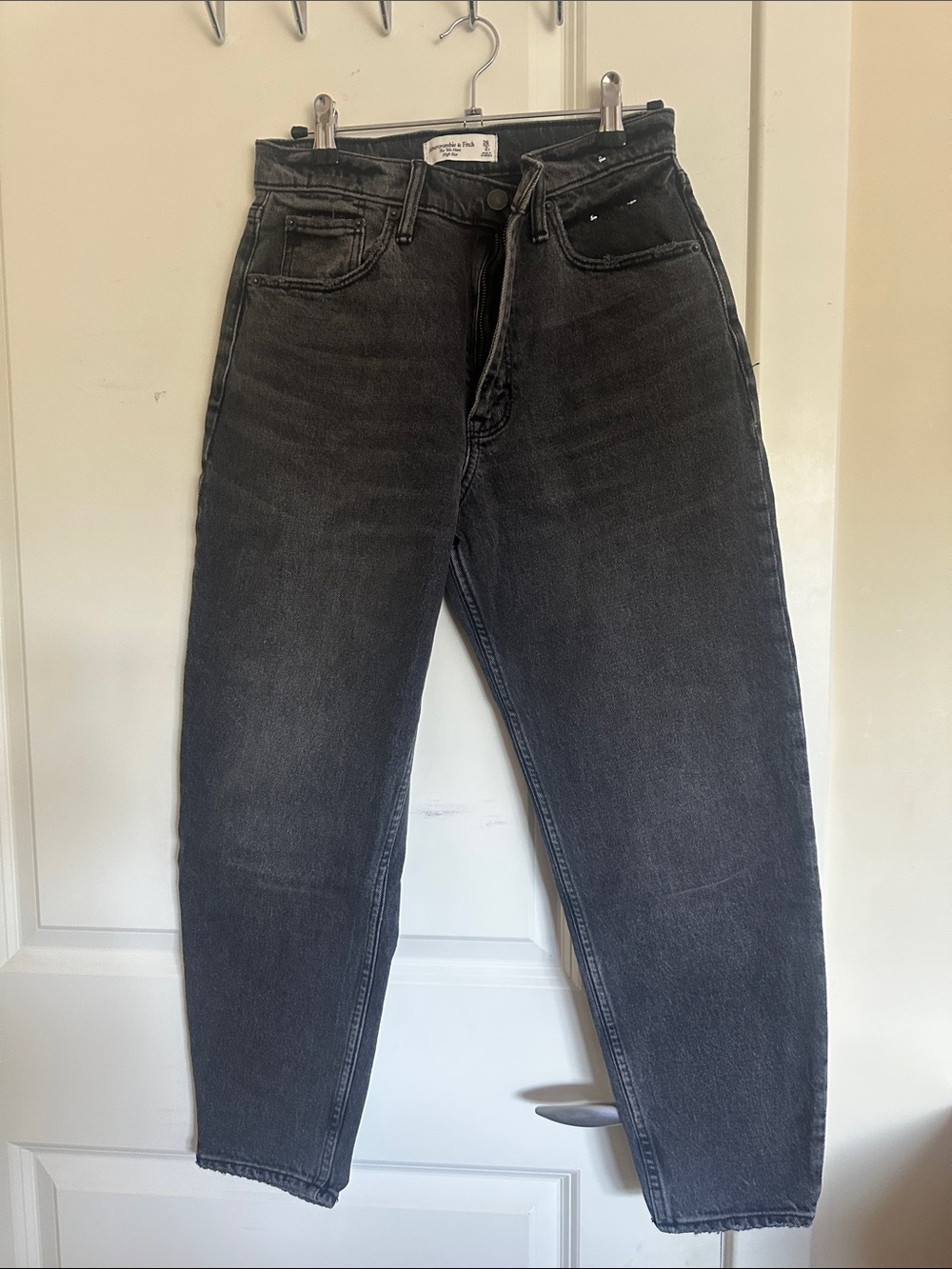 High-Rise Black mom  Jeans